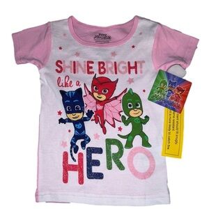 NWT PJMASKS toddler girl’s pajamas